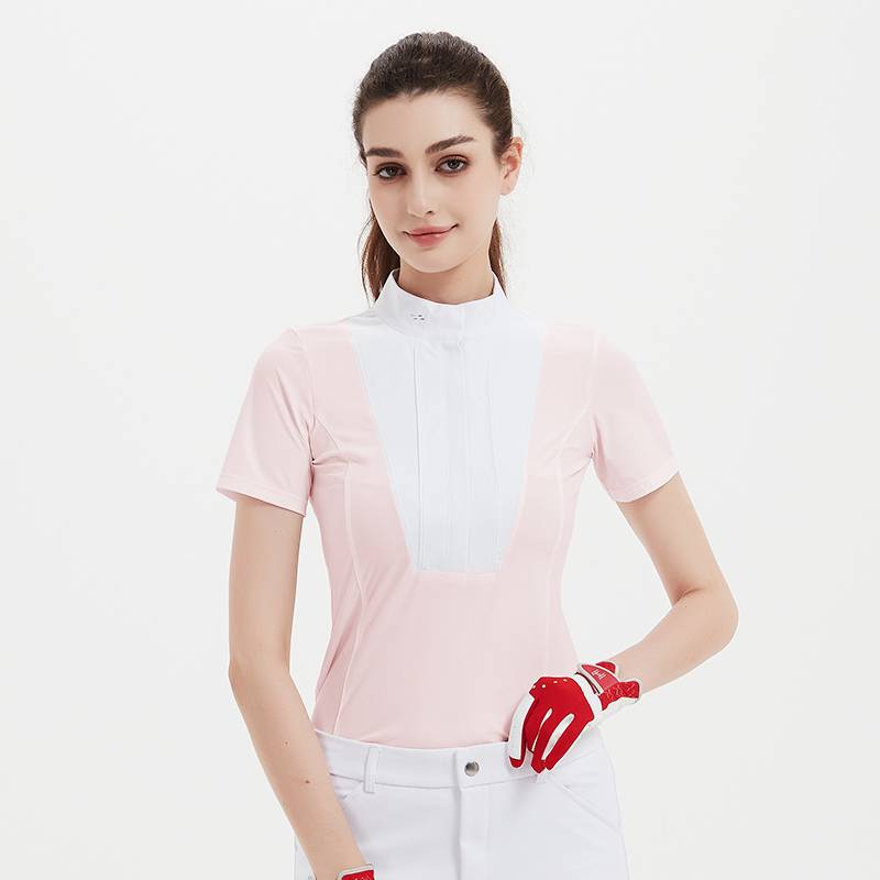 Hello Horse Equestrian T -shirt Equestrian adult knight service Equestrian competition short -sleeved cyclical feminine feminine