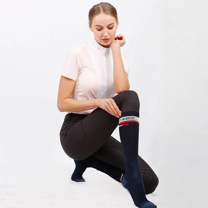 Hello Horse Equestrian socks High bombs, non -slip, anti -air -breathable Knights, horses, horses, antibacterial and hygroscopic absorption