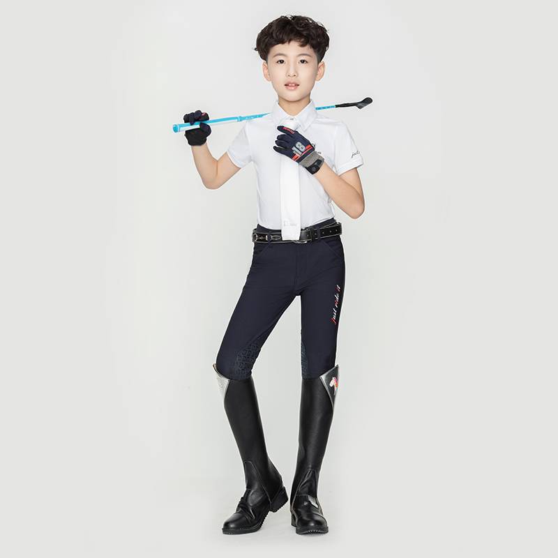 Half -gum pants Children's Equestrian Pants Bargiers Horse Pants Silicon Glipper Riding Pants, Anti -Smoles and Patients High Elasticity