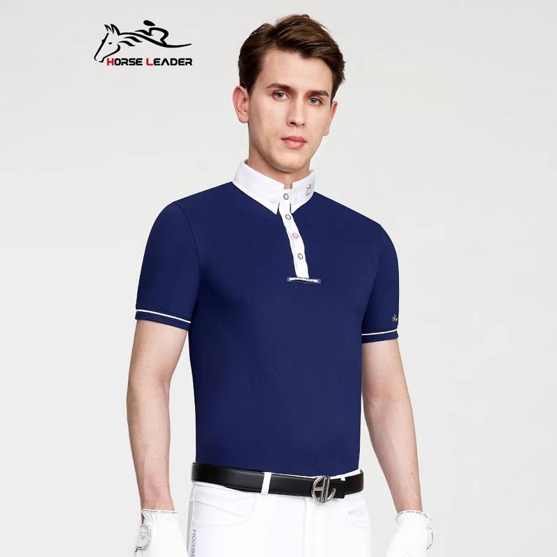 HorseLeader short -sleeved T -shirt in summer thin riding tinker, knight clothing training competition college equipment