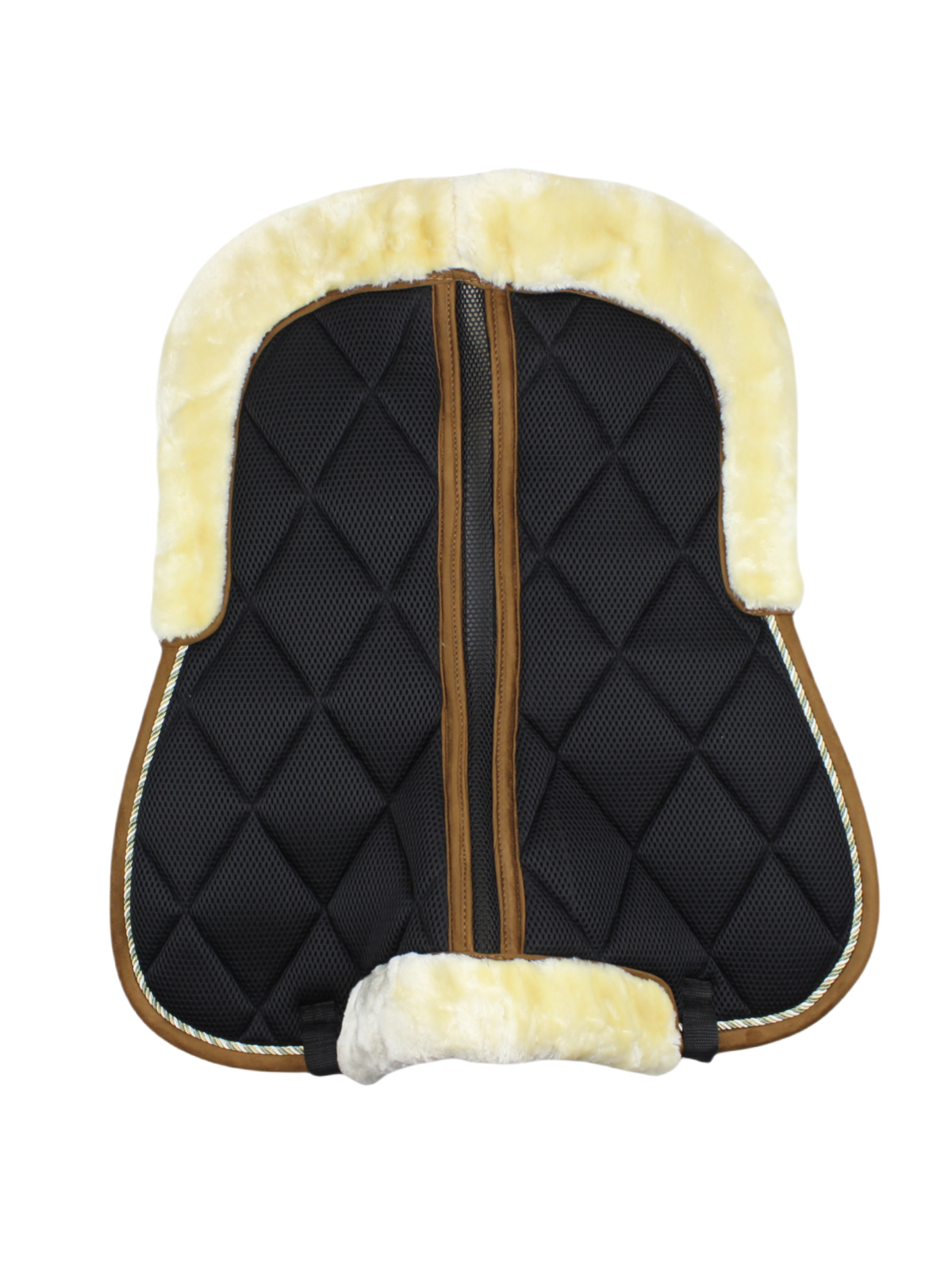 Professional equestrian supplies Saddle accessories Thickened pure wool defense back balanced shock absorption pad anti -slip cushion cushion