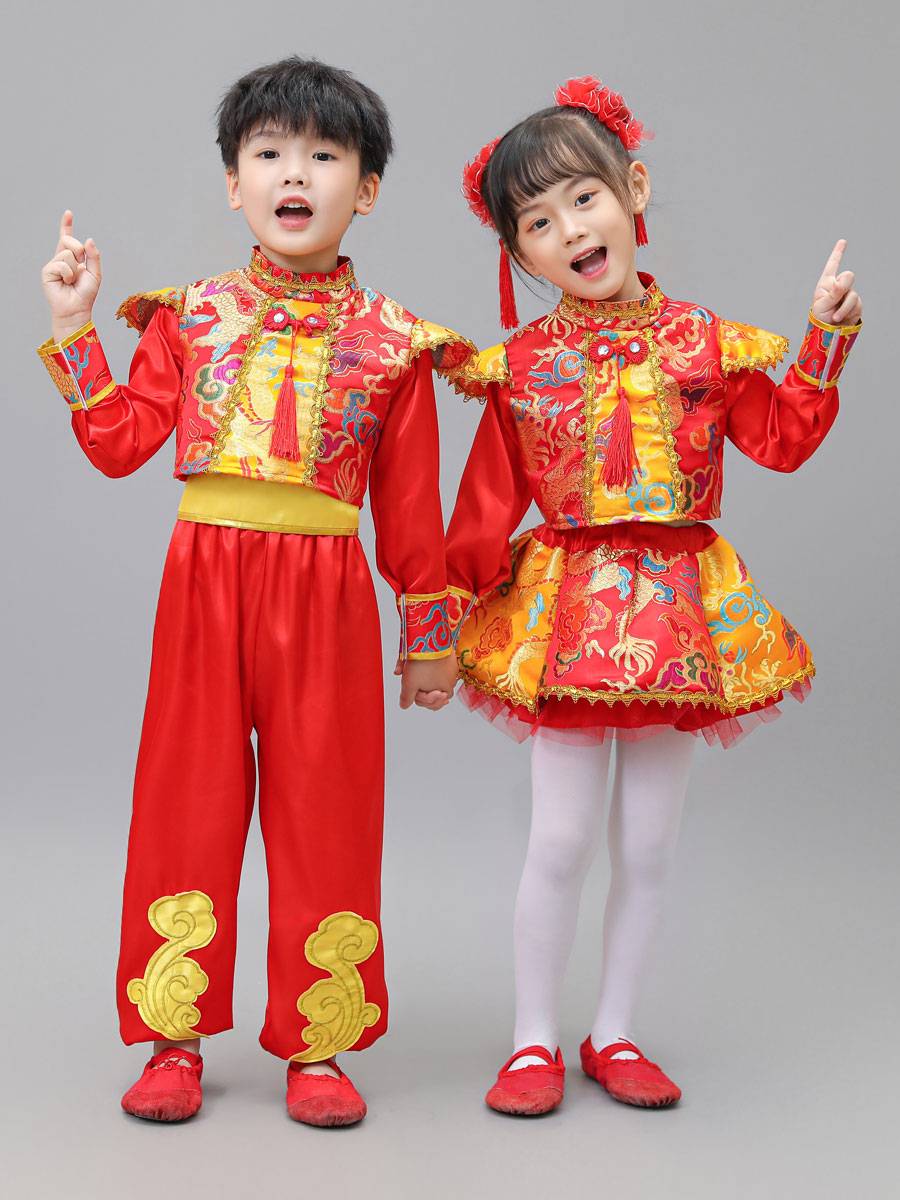 Children's Children's Drum Performance Service China Open Door Red Children Rap Dreams Happy Passion Daughter Drum Performance Services