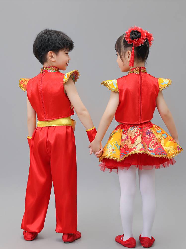 Children's Children's Drum Performance Service China Open Door Red Children Rap Dreams Happy Passion Daughter Drum Performance Services