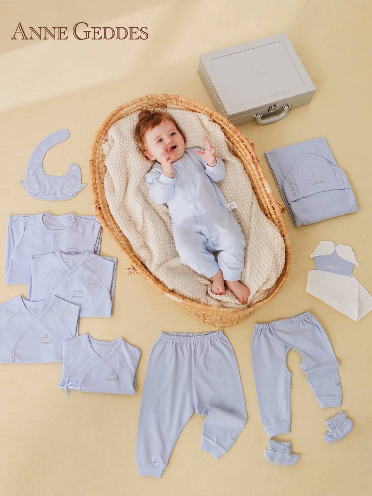 Annegeddes baby gift box supplies newborn clothes set just born baby full moon gift meeting gift