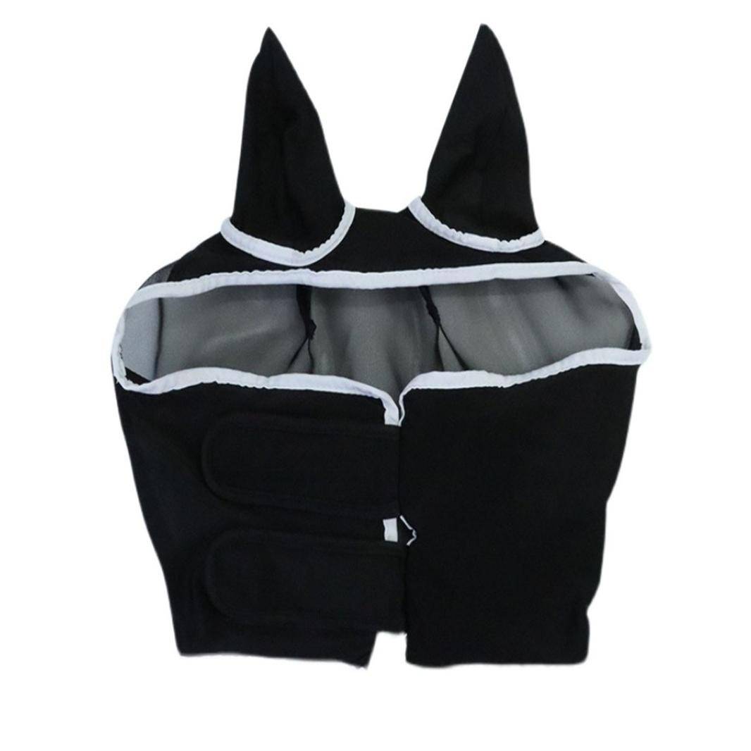 The new horse mask anti -mosquito horseshop horsepower face -breathable horses horses mask equestrian supplies horses