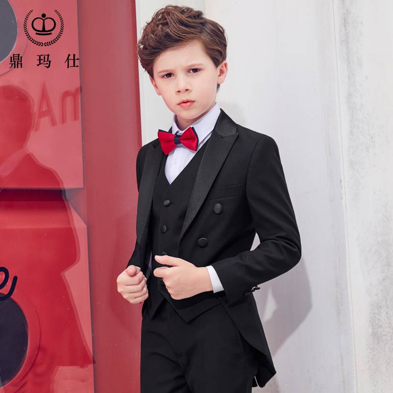 Children's suit Swallowtail Performance Dress in Da Children's Piano Table Performance Moderator Clothing Boys Boy suit Set