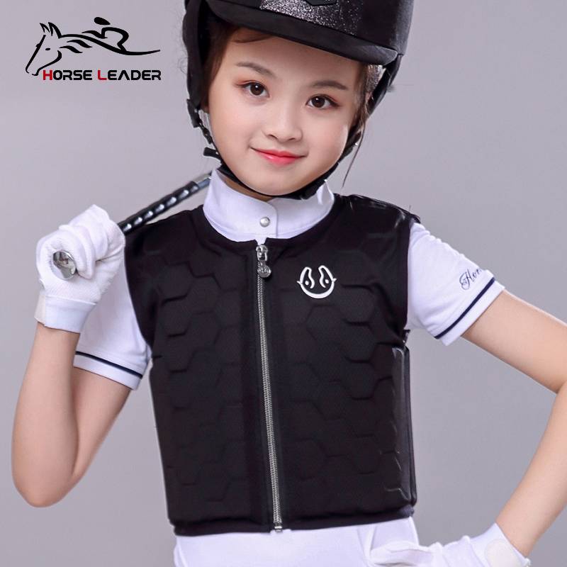 Children's armored equestrian equipment men and girl vest clothing ride set beginners and female protective vests