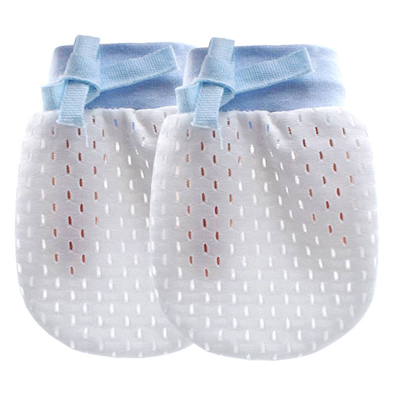 Baby gloves, grab faces in summer, thin breathability can bite newborn anti -scratch artifact, baby holding hands summer