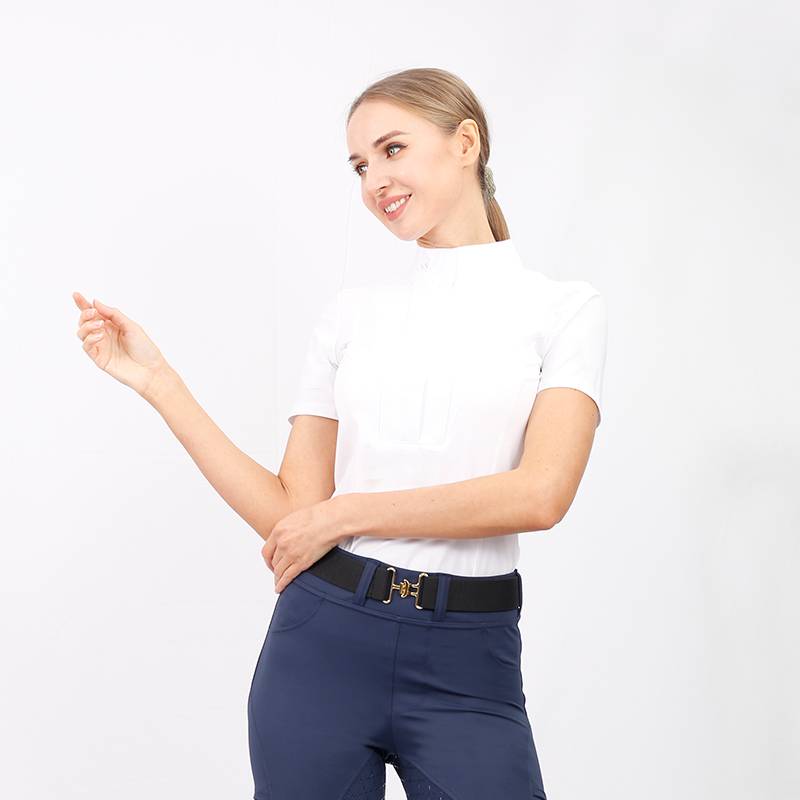 Hello Horse Equestrian T -shirt Riding Equipment Spring and Summer Female Short -sleeved Equestrian Horse Equestnically Equipment Equipment