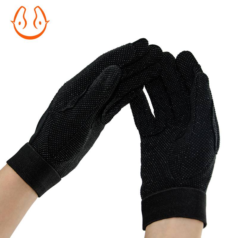 Yue Ma Hui Children's Warkens Gloves Male Anti -Slip -resistant Silicone Gravity Thin Horse Riding Gloves Female Equestrian Equipment