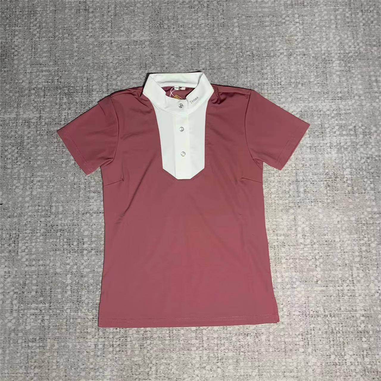 Children's Women's Equestrian short -sleeved T -shirt Girl Equestrian Short Knight Clothing Equipment Equipment TNS Horse 01
