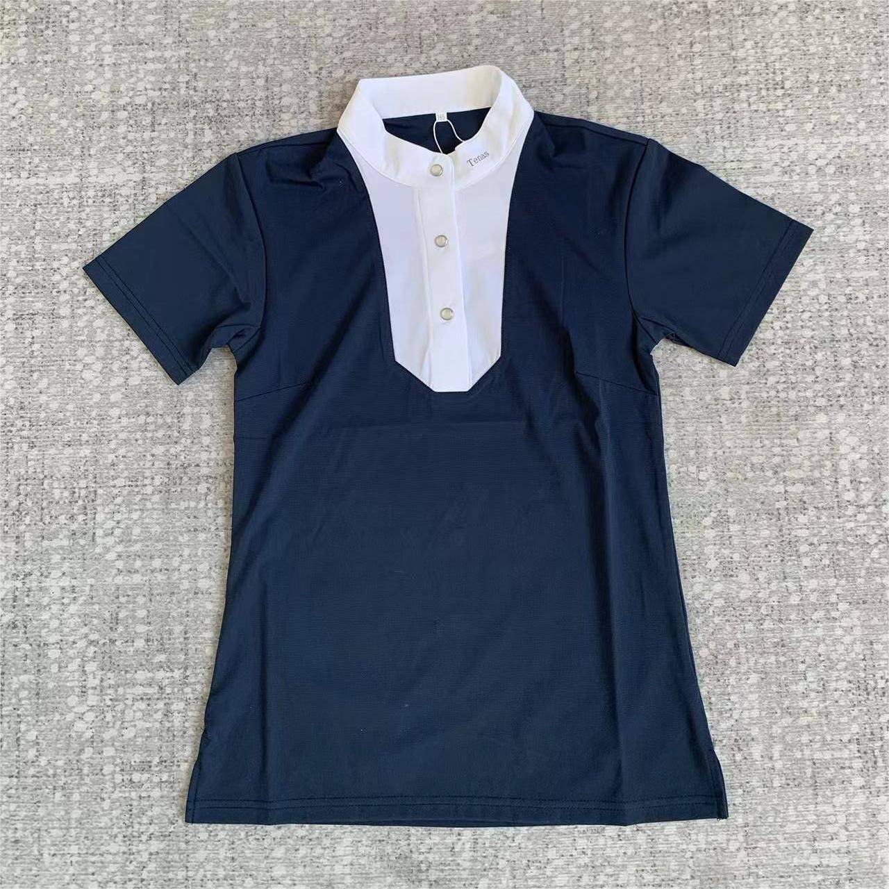 Children's Women's Equestrian short -sleeved T -shirt Girl Equestrian Short Knight Clothing Equipment Equipment TNS Horse 01
