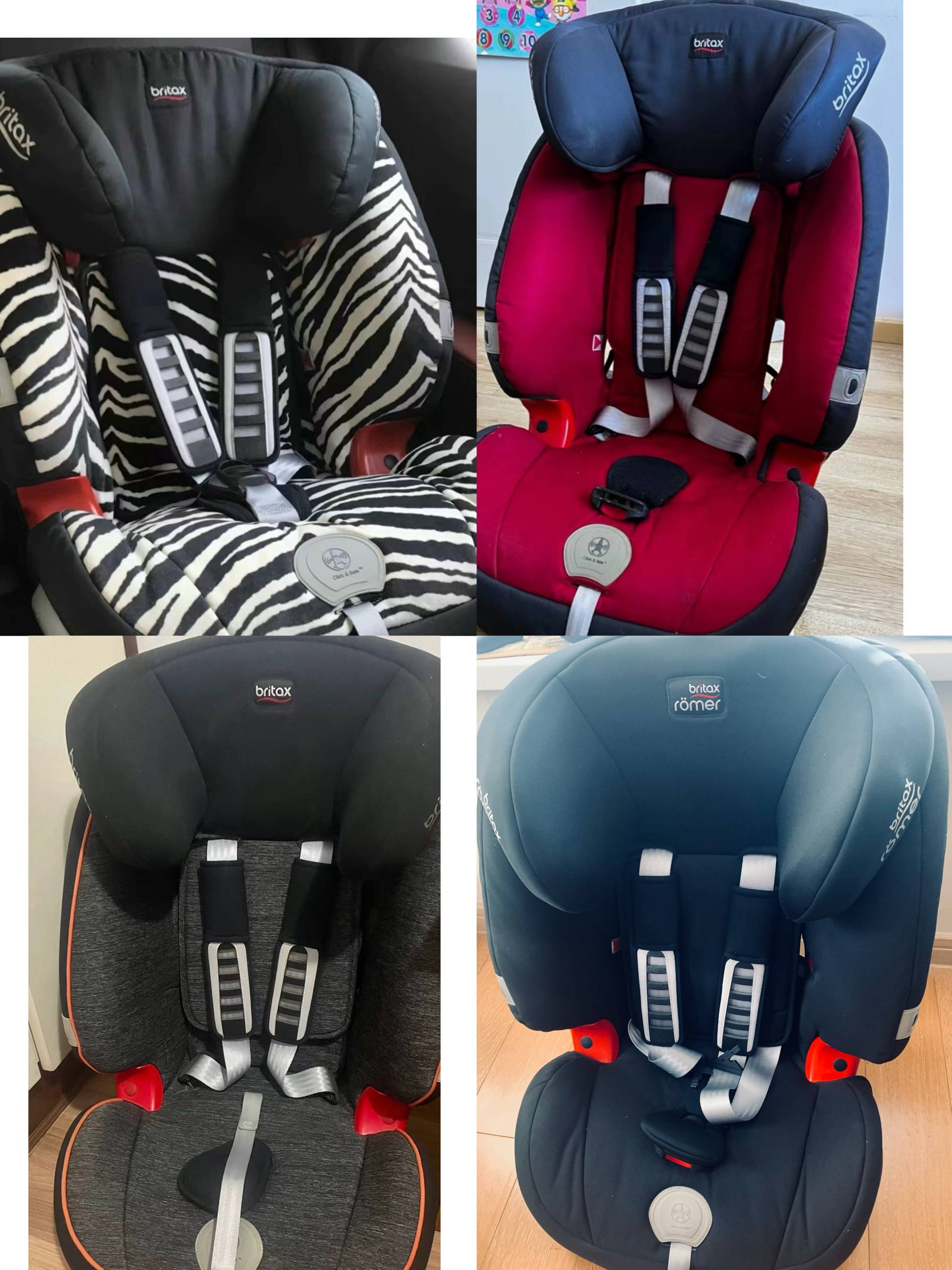 Queens and pillows (unnew, non-seat and shoulder-protected parts)