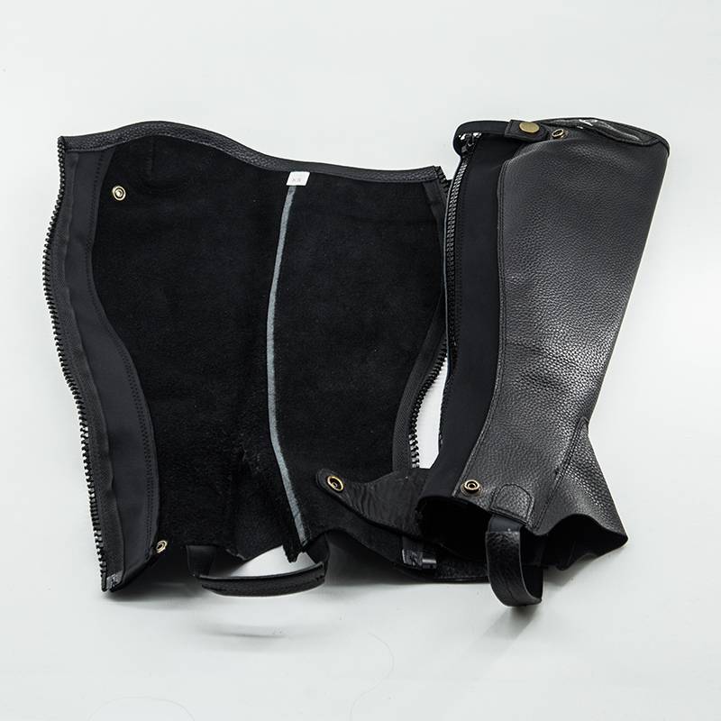 Professional equestrian leg protection adult children riding equipment header cowhide anti -slip, abrasion -resistant riding horse -legged knights