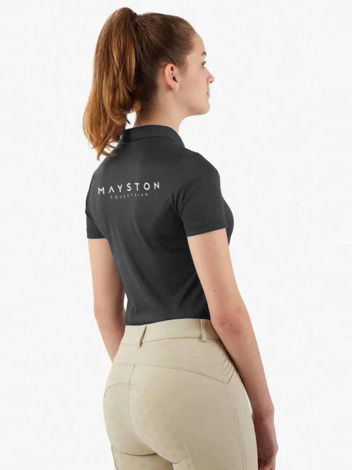 Professional equestrian short sleeve top Women Cavaliers clothing lapel fast dry repair T -shirt horse riding POLO shirt