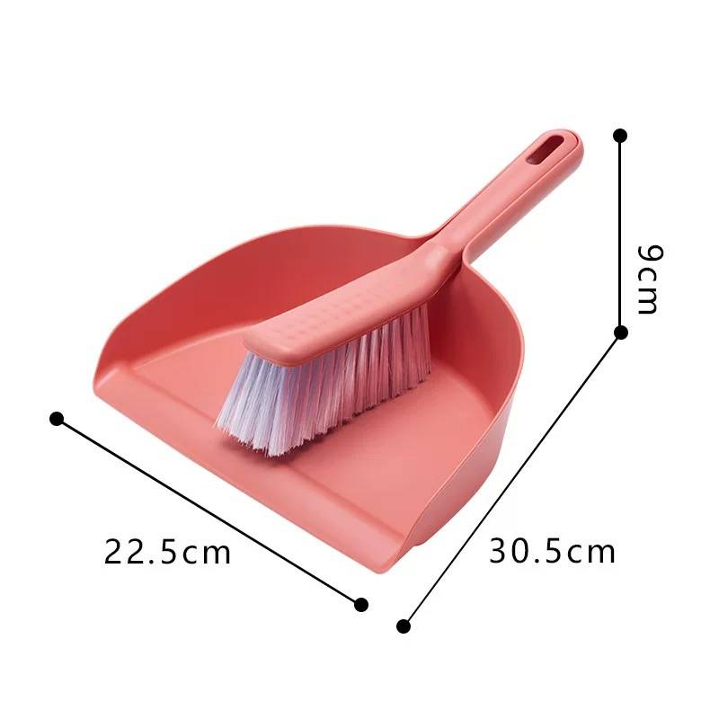 Polo table cleaning brush + poach (deep red)