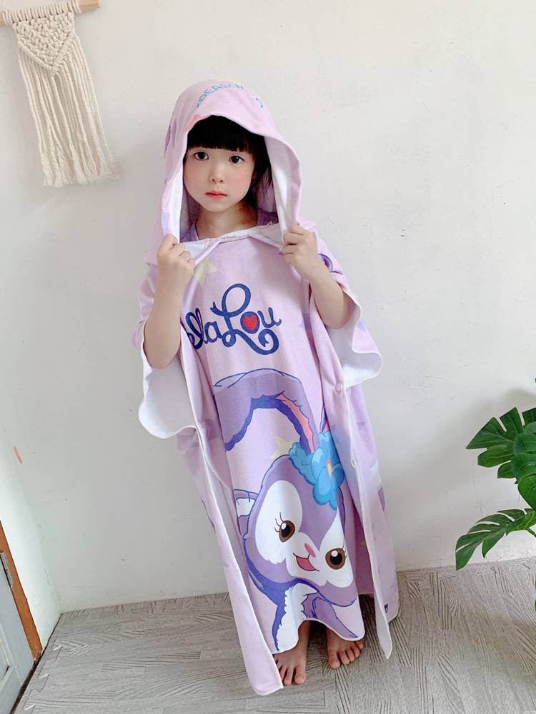 The official website of the cotton era children with a hat, bathrobe bath towels, men, boys, bathing, swimming, swimming special bathrobe absorbent water absorption