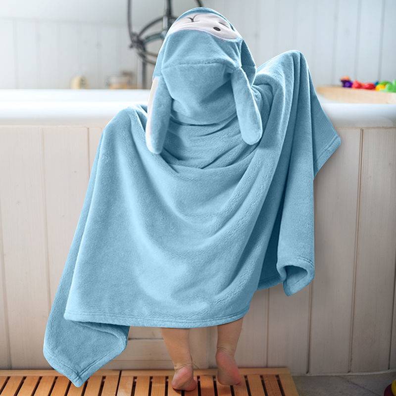 Thick bath towels, big children, newborn babies are super soft than pure cotton cotton hats, water, water can wear men and girls