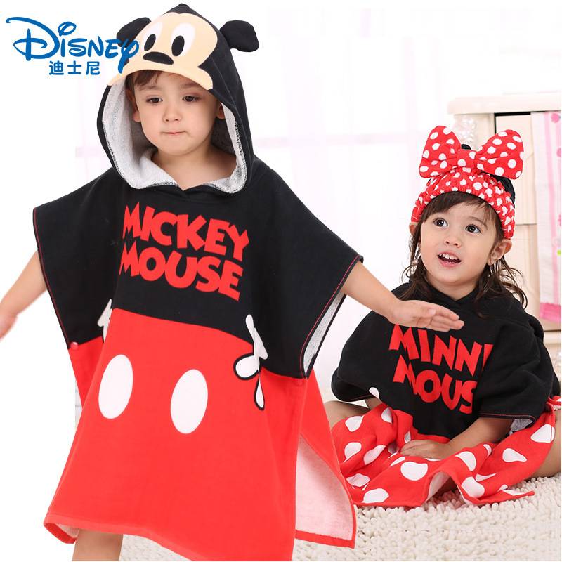 The Disney-child towel girl loves Princess Aisha's cloak with a skirt and a bathing robe