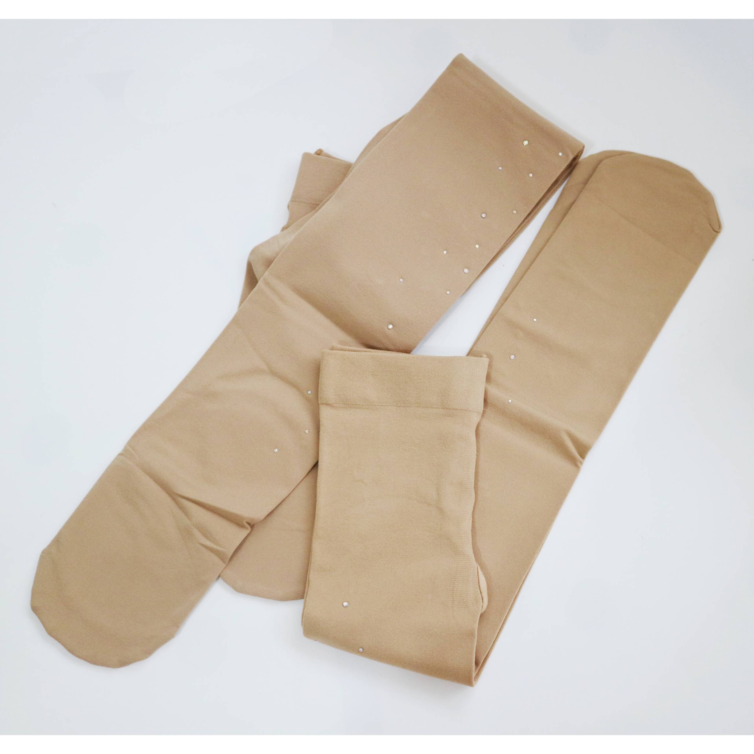Labor skating leggings, adult girls, girls, hot drill meat color socks, socks, shoes socks and socks