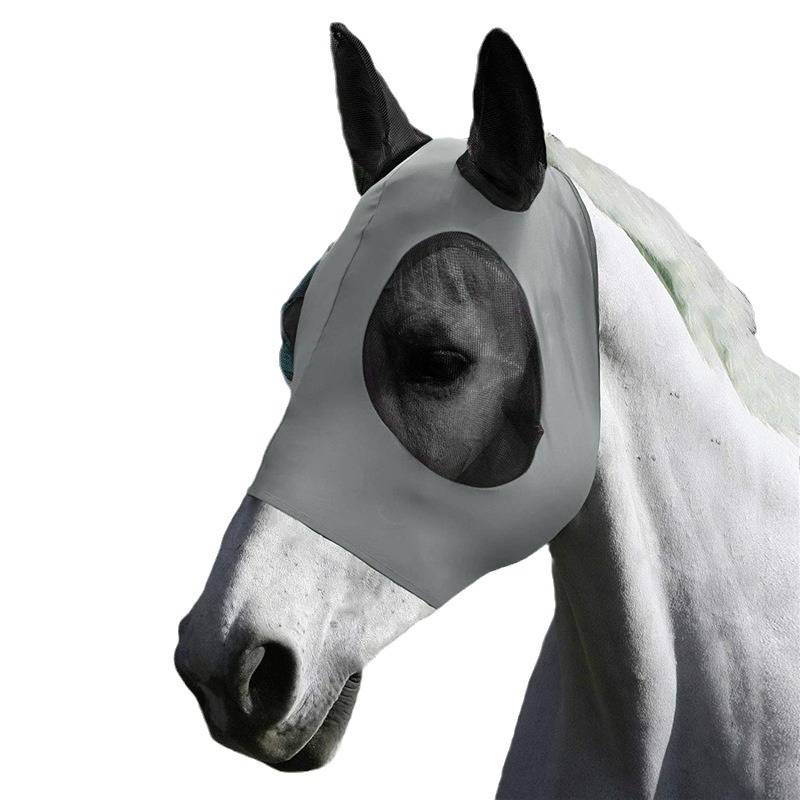 A multi-printed horse mask to protect an integrated horse mask
