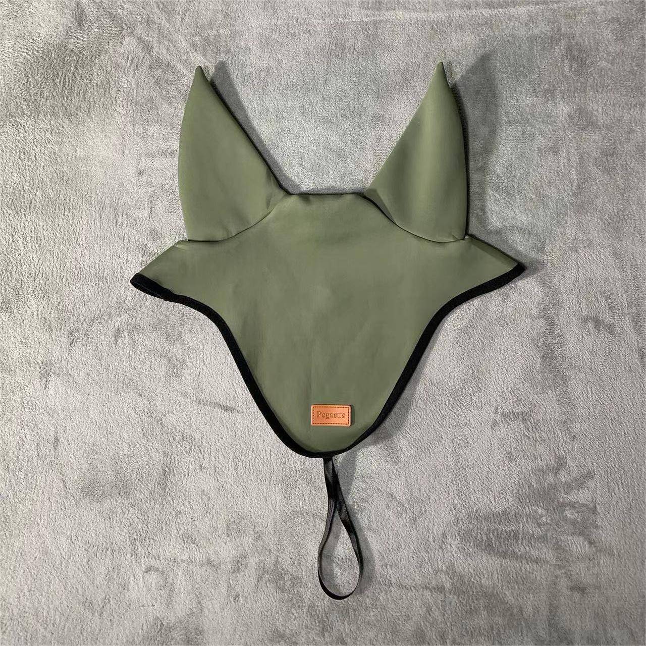 Green ear mask (adult horse size)