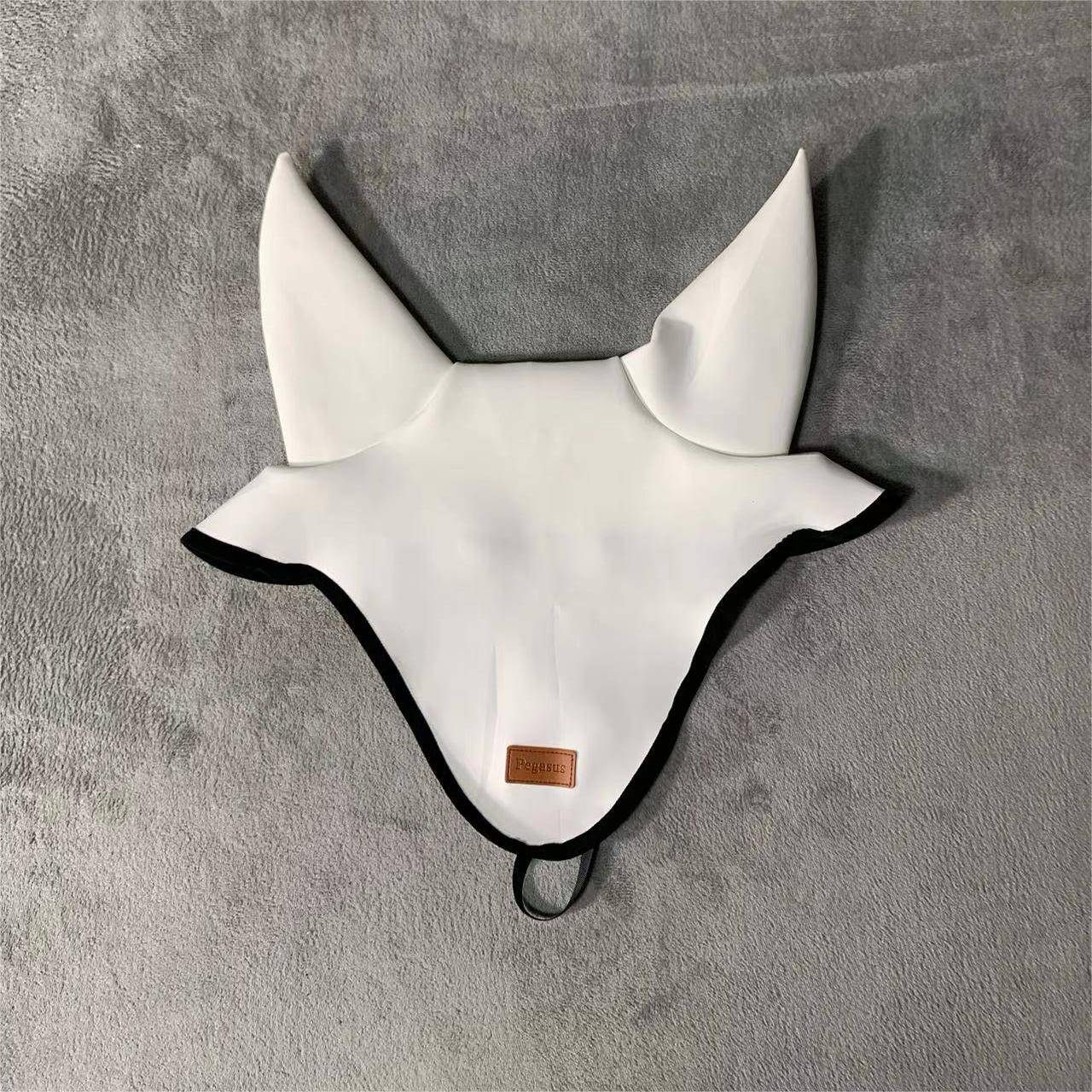 White ear mask (adult horse size)