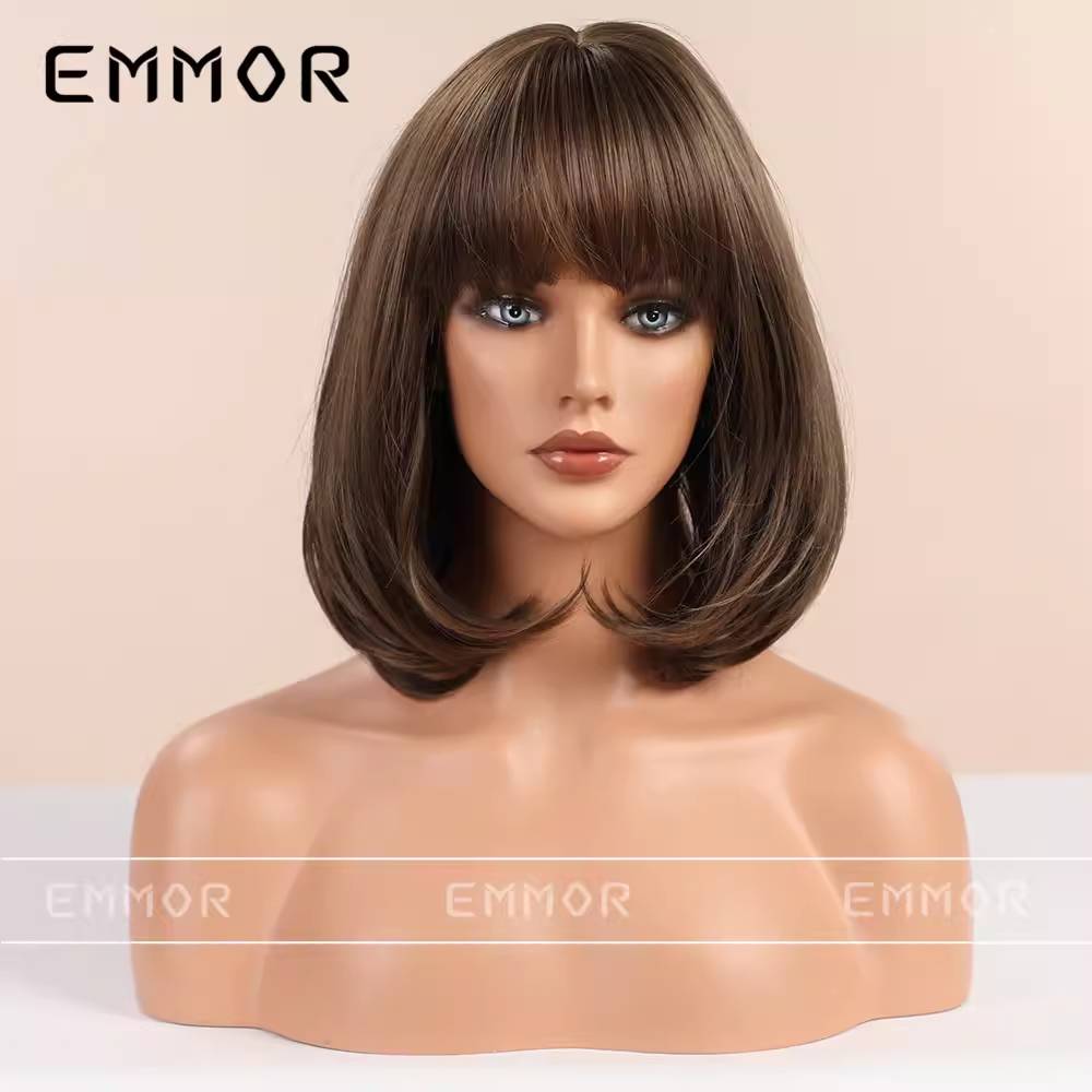 Wig model head, half -body European and American dummy earrings hats display photo props live broadcast special shoulder model female female