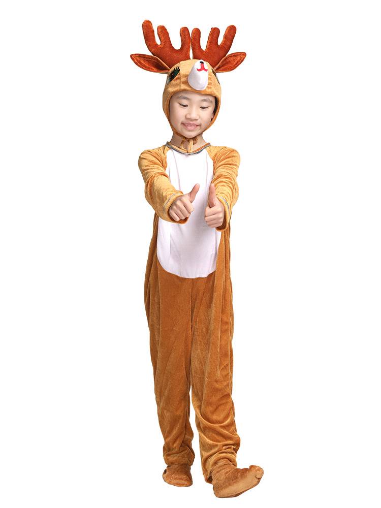 Children's clothing children's little fox little beam elk giraffe performance clothes male and female animal performance set