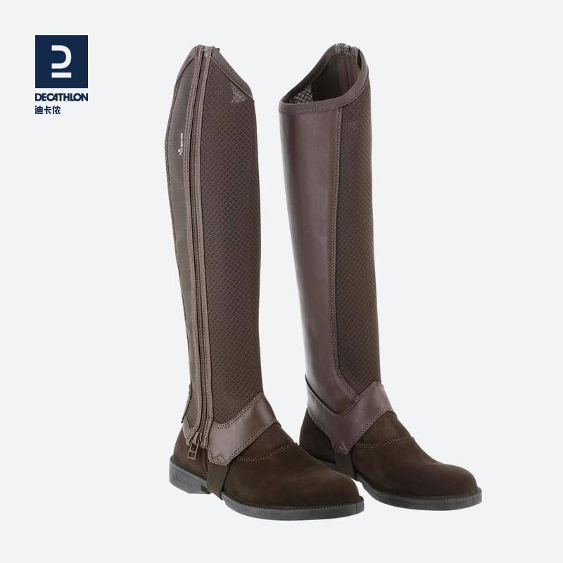Decañonon horseback, man and woman, horse-riding gear chaps horse-riding equipment OVHR