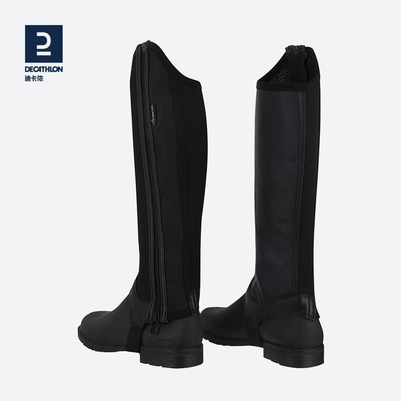 Decañonon horseback, man and woman, horse-riding gear chaps horse-riding equipment OVHR