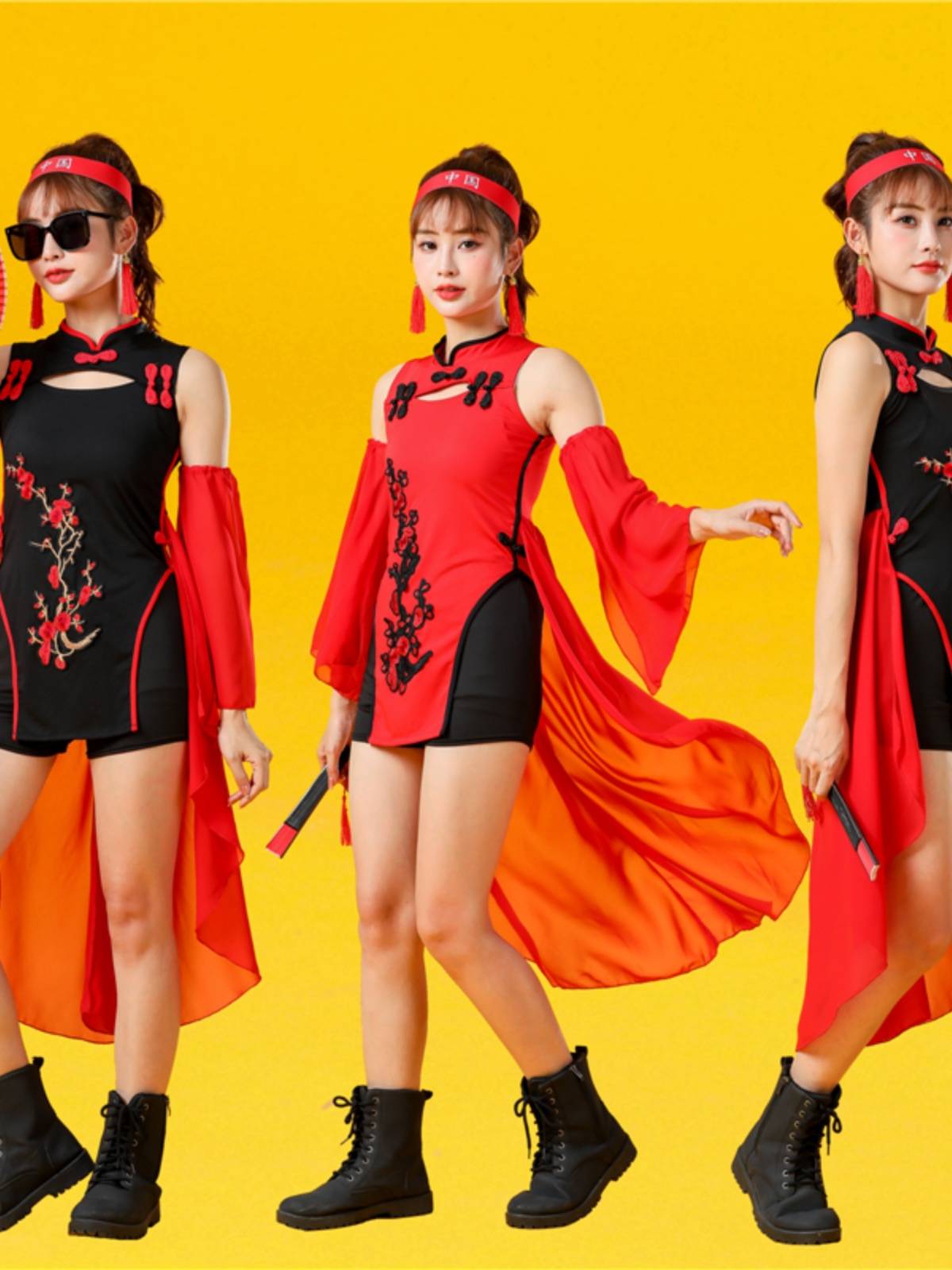 China Wind Liuyi Performance Service Snow Dragon Yin Dance Snake Dance Jazz Dance Model catwalk show street dance suit