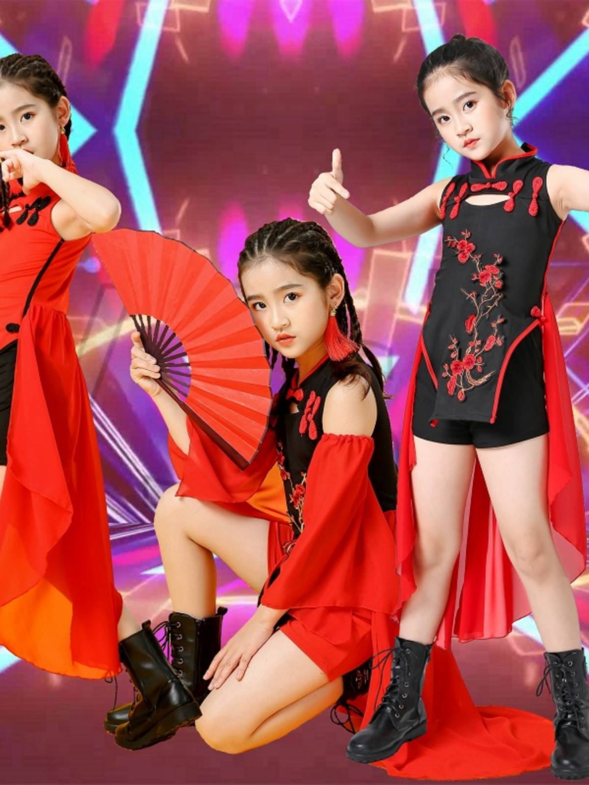 China Wind Liuyi Performance Service Snow Dragon Yin Dance Snake Dance Jazz Dance Model catwalk show street dance suit