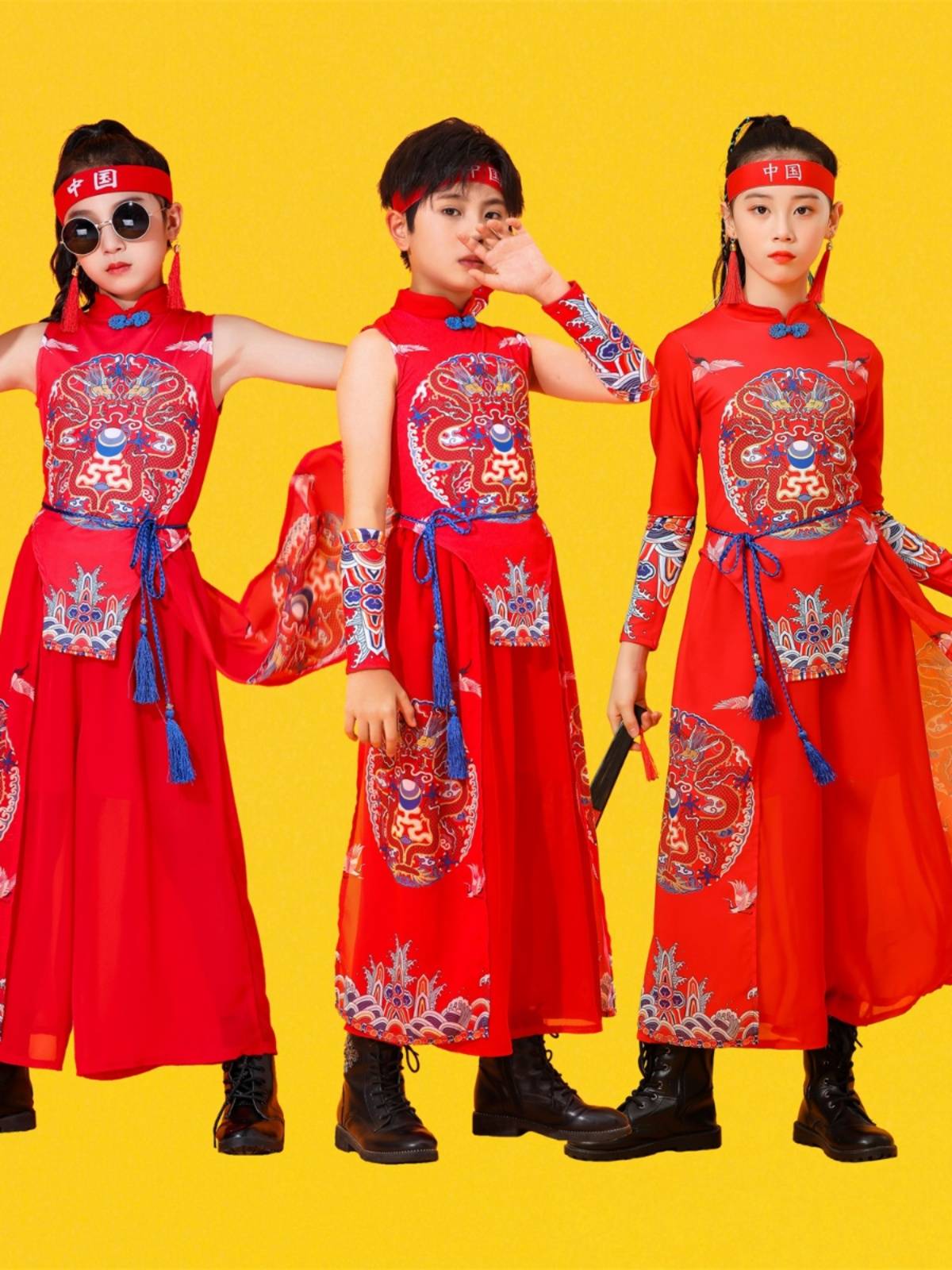 China Wind Liuyi Performance Service Snow Dragon Yin Dance Snake Dance Jazz Dance Model catwalk show street dance suit