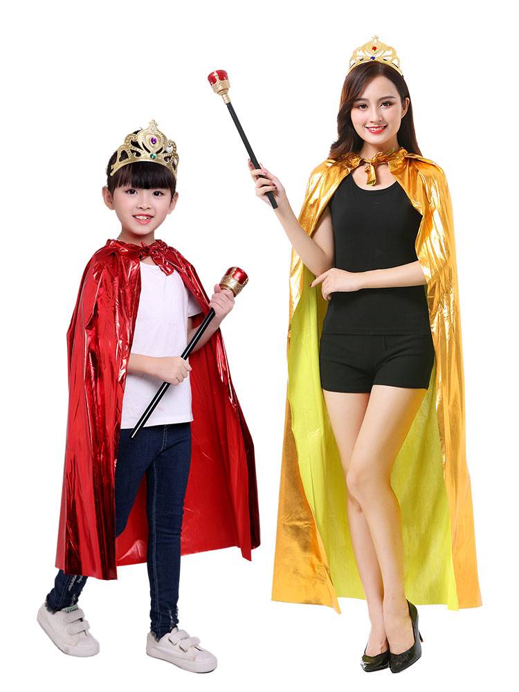 Halloween Performance Clothing Children Adult Men's Princess Princess Cloak Coster Cos Coster Dress Clothing Clothing