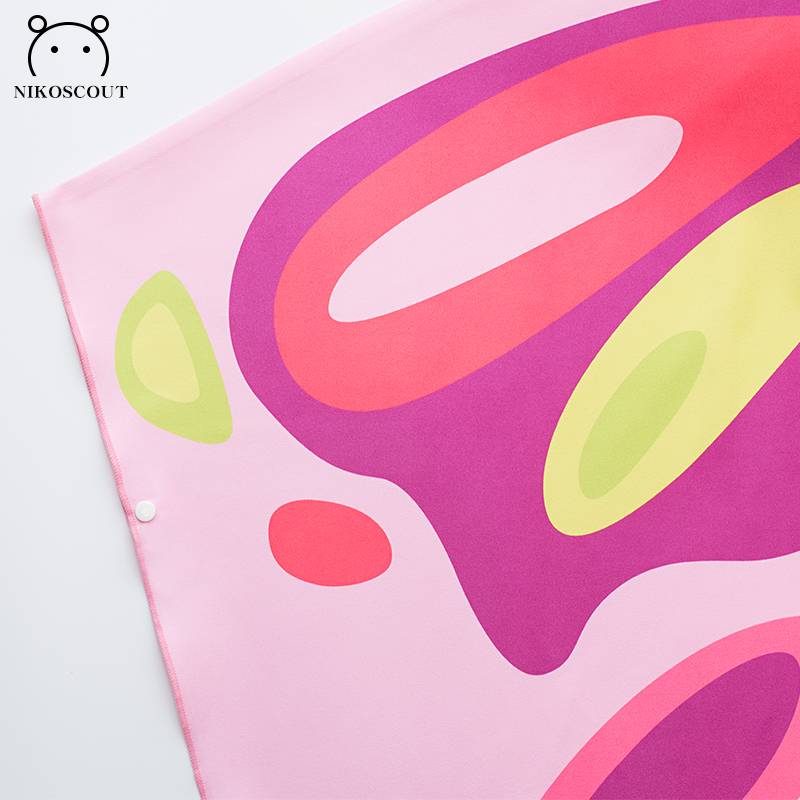 Children's swimming bath towel, cartoon butterfly cloak, sandy sunscreen, fast dry bathing bathrobe special towels