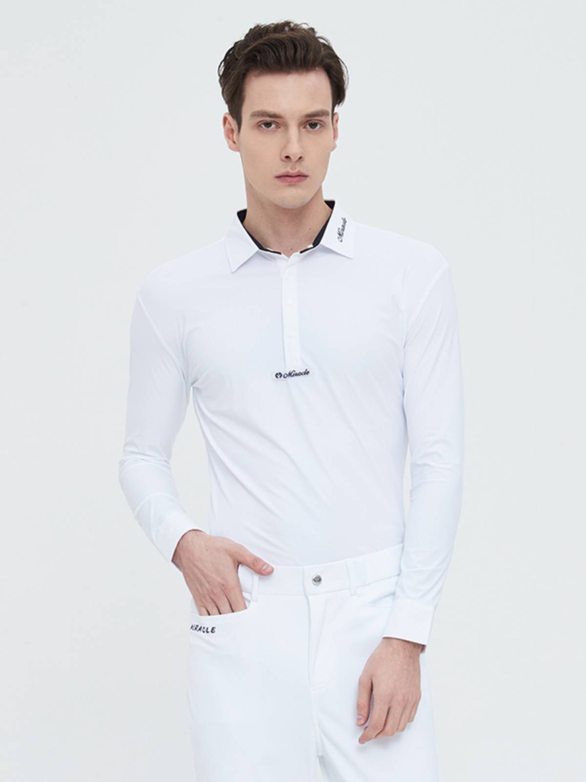 Professional equestrian equipment in summer riding speed dry knight set training horse race clothing men's long -sleeved long -sleeved shirt