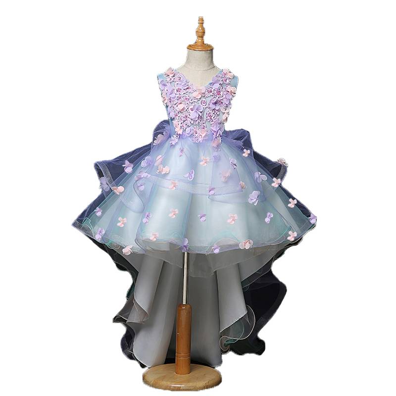 The new girl flower fairy birthday flower boy Peng Pongchang is short and back, long -after long host of the party, piano performance service princess skirt