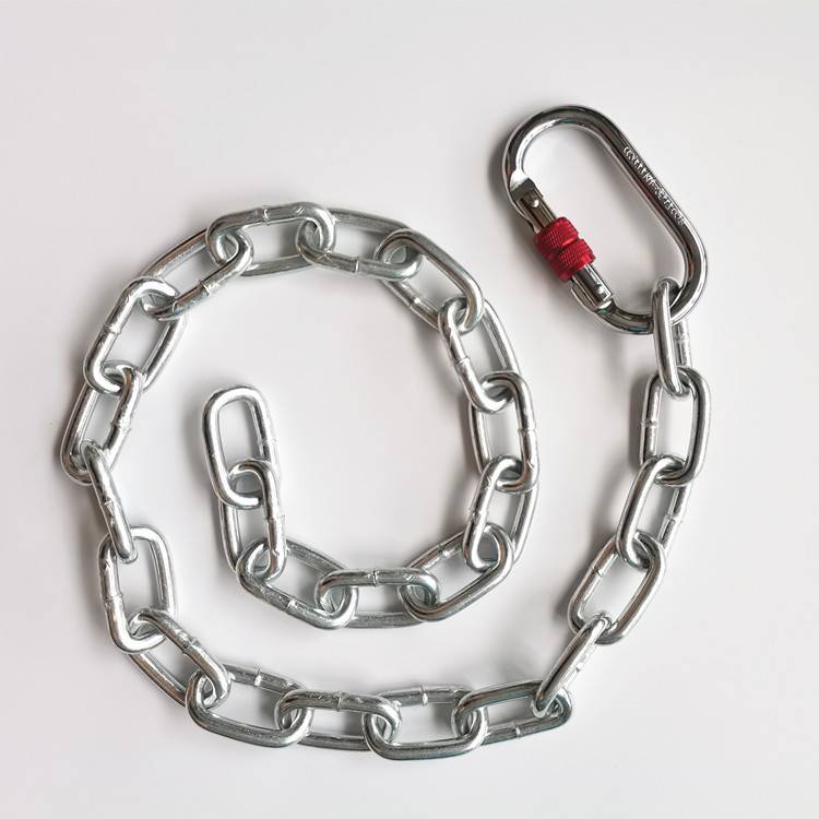 8mm bold guardrail Galvanized sandbag chain anti -theft iron chain bold lock car chain bolt dog chain