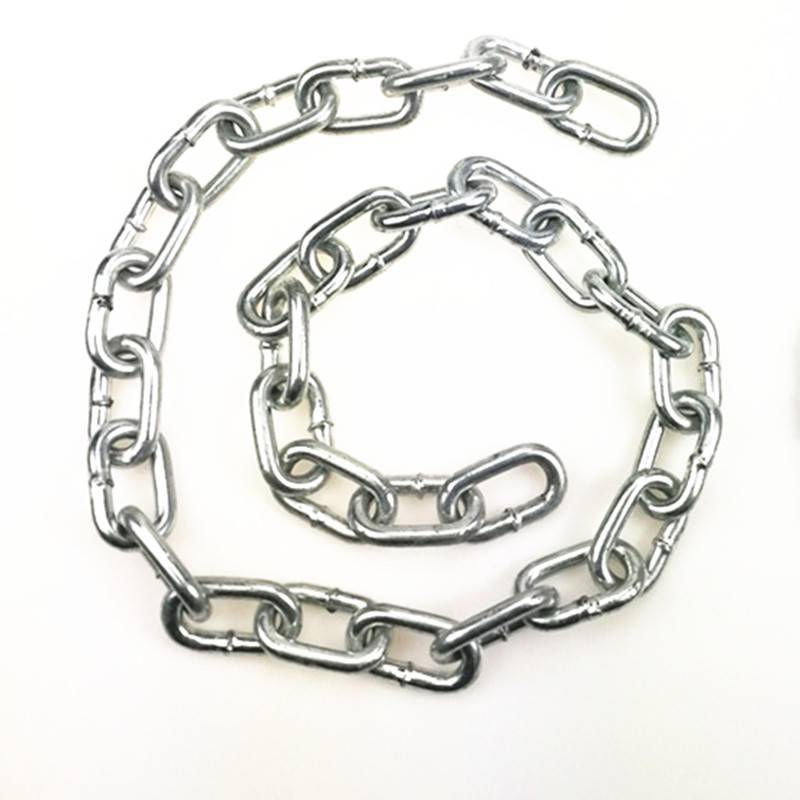 8mm bold guardrail Galvanized sandbag chain anti -theft iron chain bold lock car chain bolt dog chain