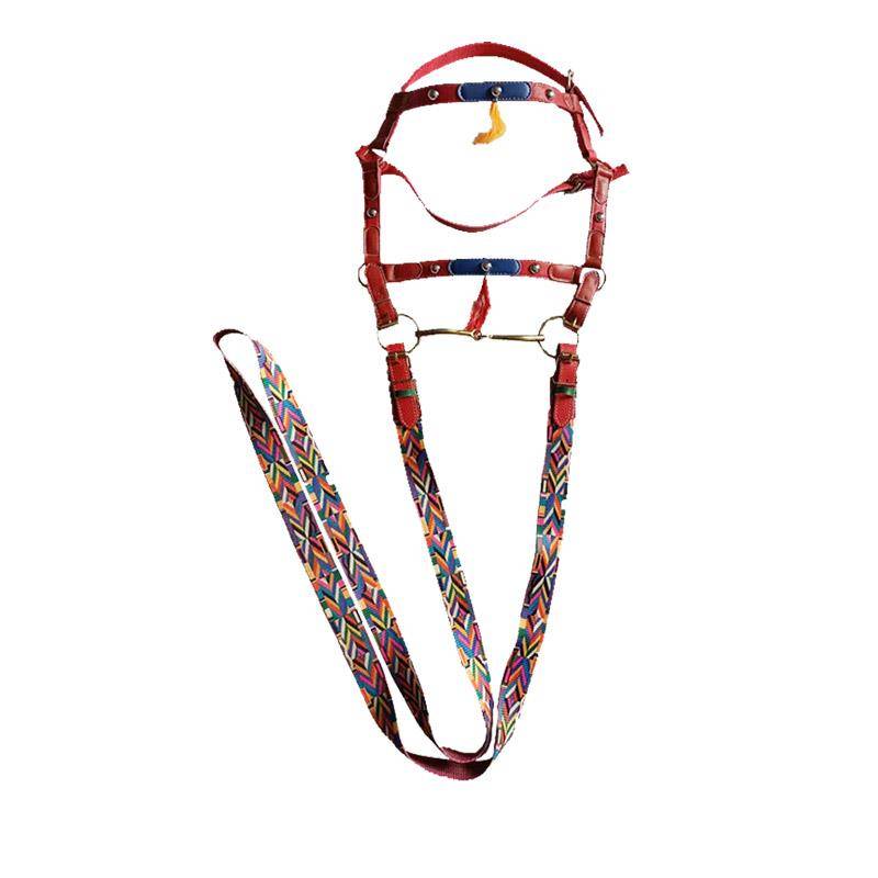 Shuile reins horseshutta mouth Tie horse chewing full horses full horses and horses, sets of horses size, dwarf matrix equipment