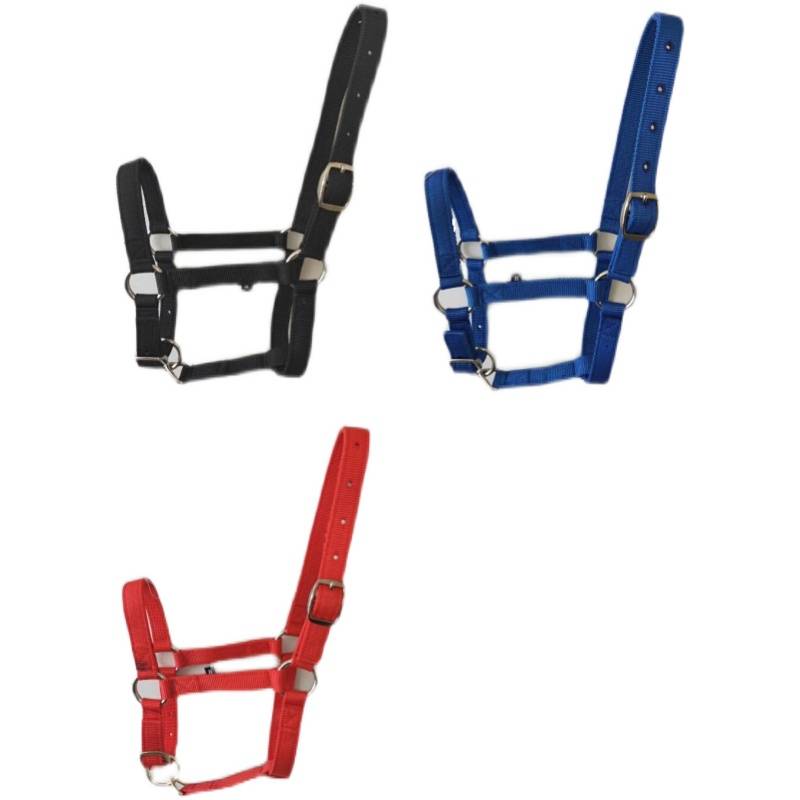 Haoqiang horses horses horses zinc alloy traction horses cage set ordinary horse leader electroplating accessories