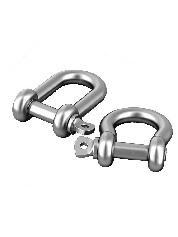 304 Stainless Steel Hanging Ring Bow Type D Type D Started Reconstruction Steel Wire Chain Link buckle U -shaped steel buckle horseshoe shape