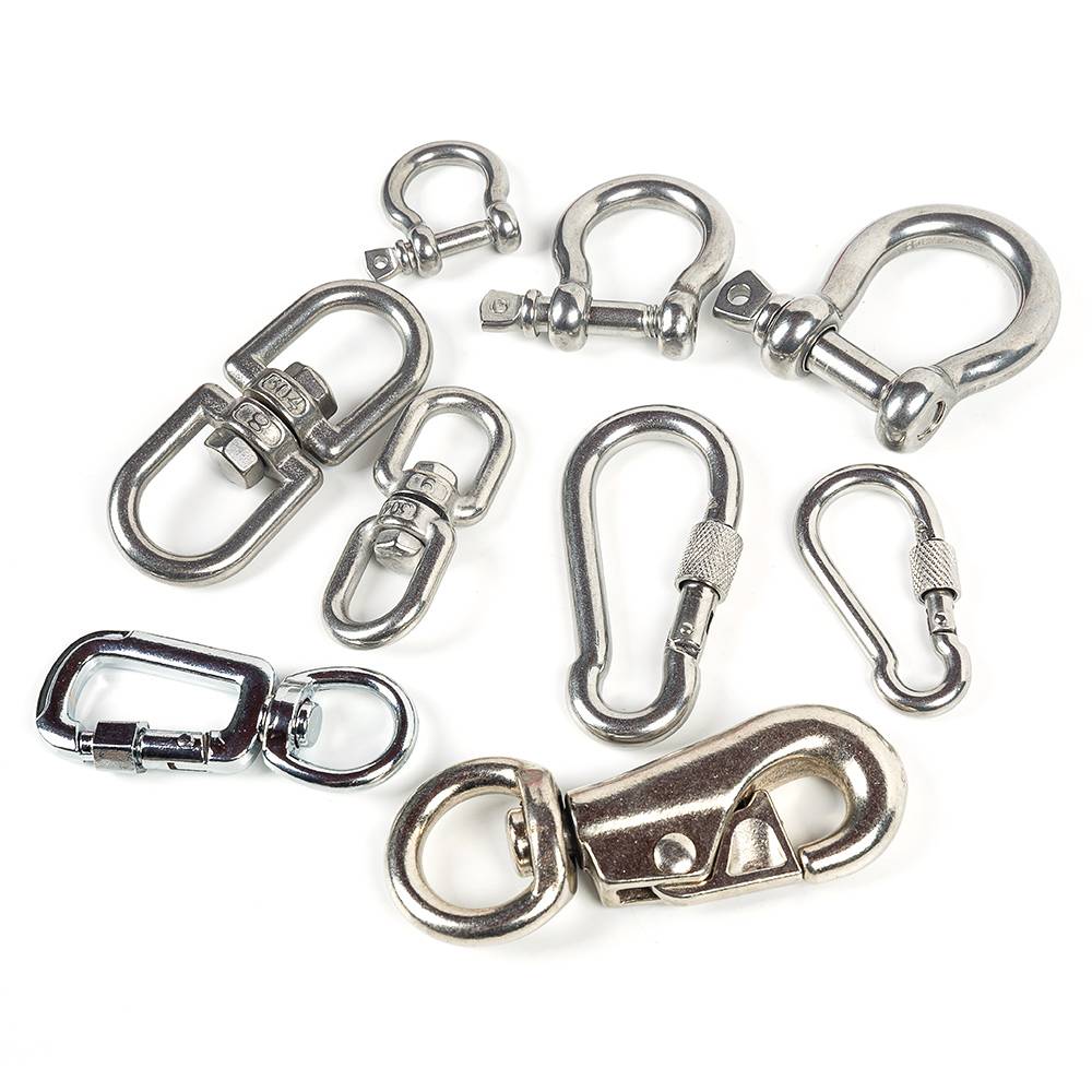 Inspeuing bull rope link fixing buckle nasal bolt horses sheep dogs and dogs diverted beef ring beef nose traction joint