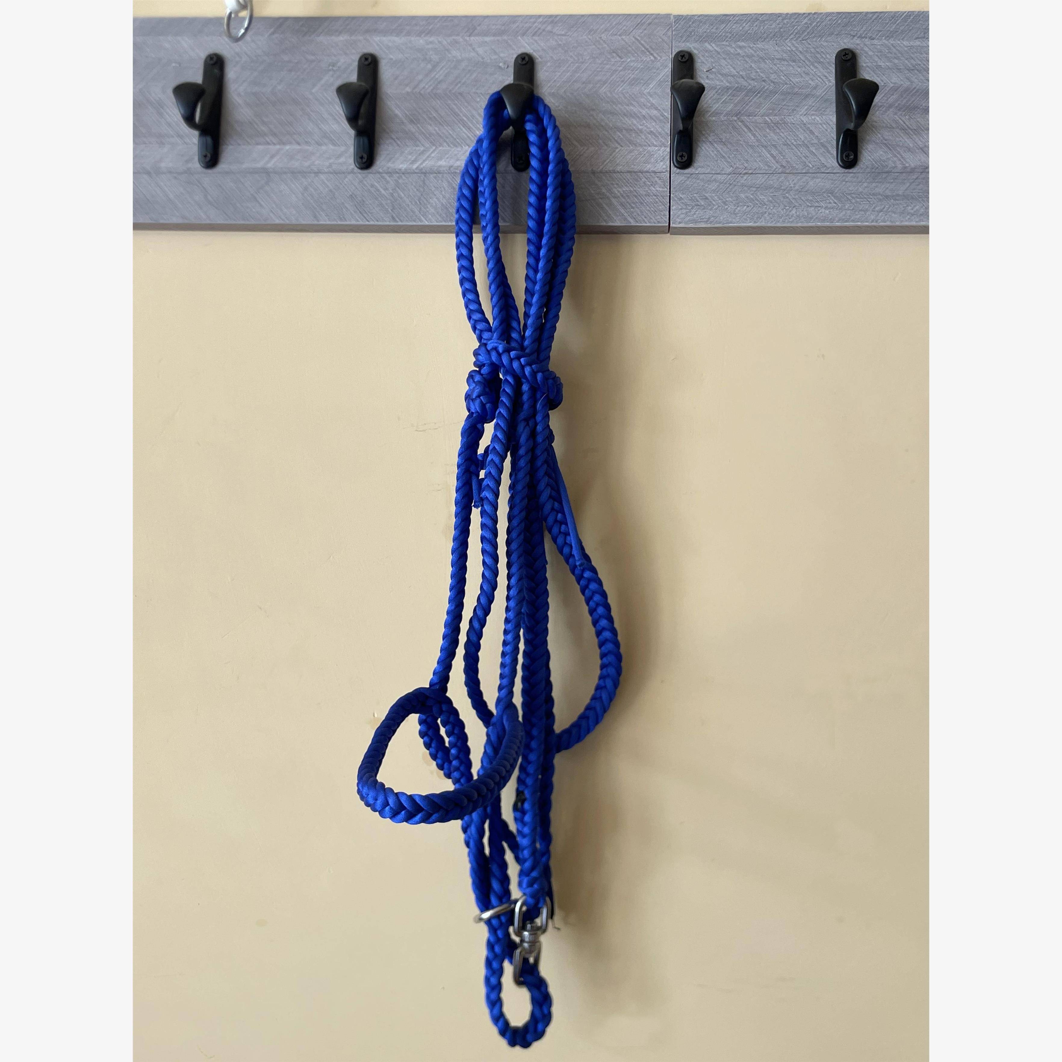 Nylon riding horses, colorful colored pulling rope horses ropes reins, horses, tadpole accessories durable