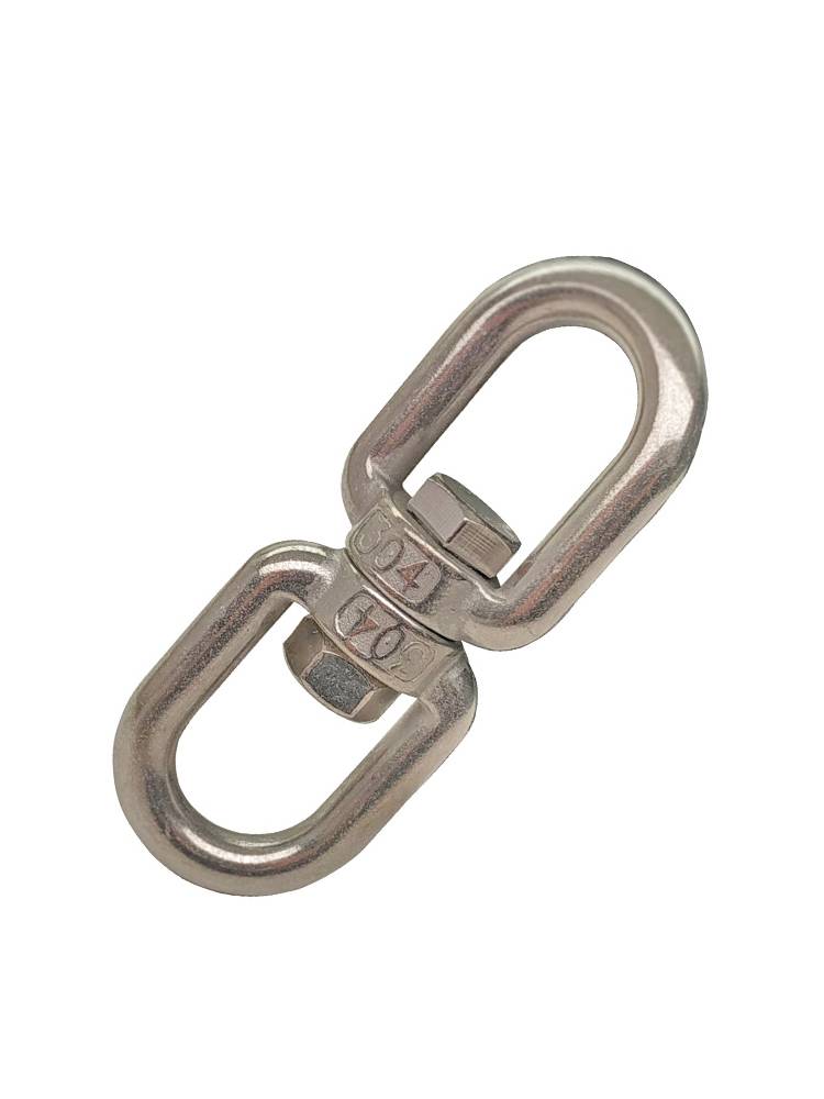 304 Stainless Steel Rotary Rotary Universal Ring 8 -character Ring Ring connection chain buckle ring pet ring dog chain fast rotor