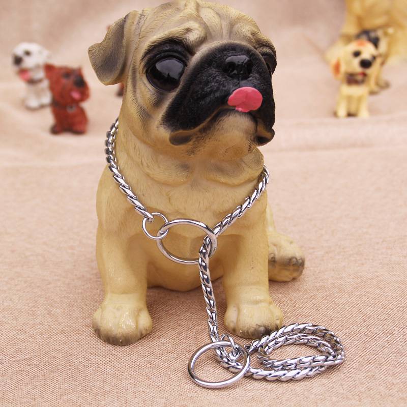 "P" CHAIN OF SNAKE-CHAINED COPPER, SMALL AND MEDIUM-SIZED CANINE FUND MAURABRADO