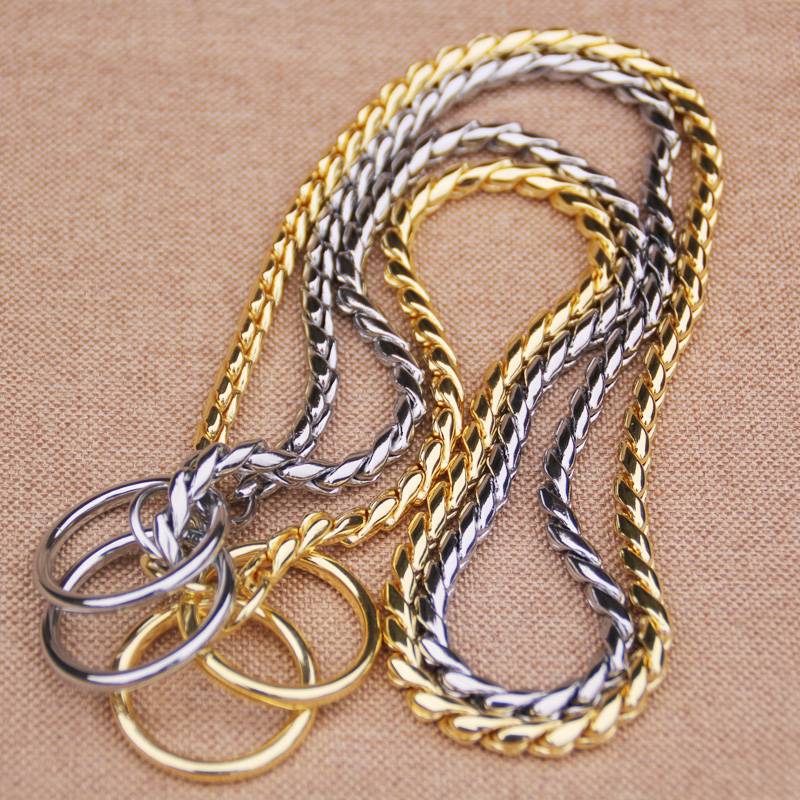 "P" CHAIN OF SNAKE-CHAINED COPPER, SMALL AND MEDIUM-SIZED CANINE FUND MAURABRADO