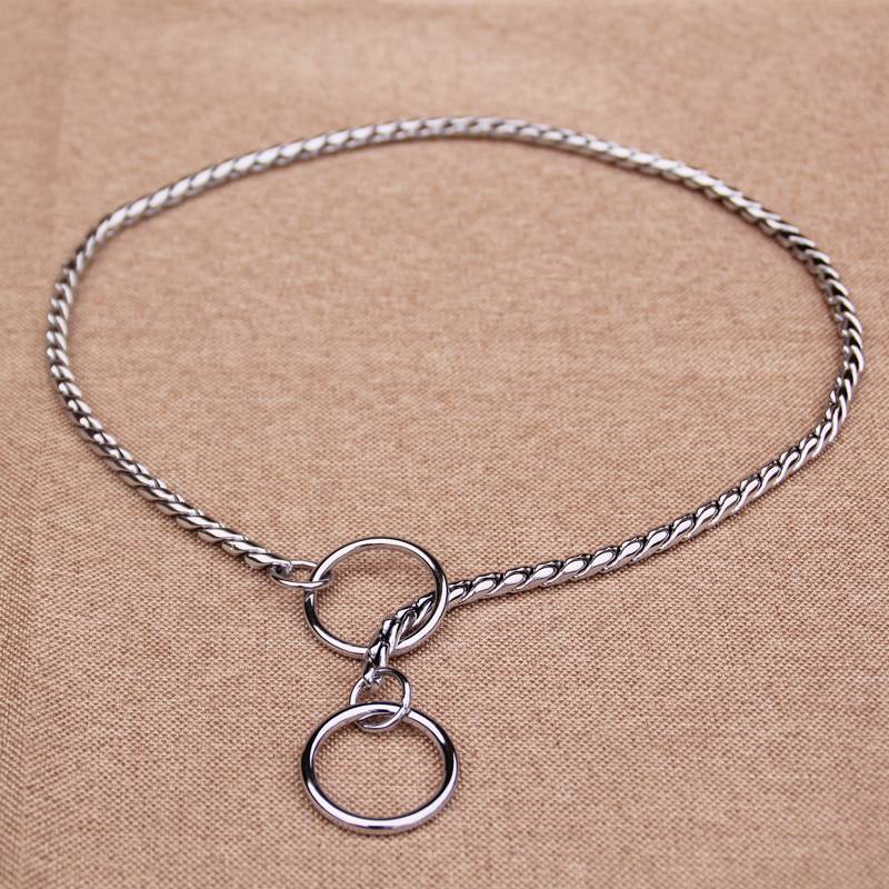 "P" CHAIN OF SNAKE-CHAINED COPPER, SMALL AND MEDIUM-SIZED CANINE FUND MAURABRADO