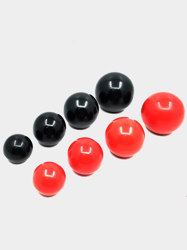 Plastic handle ball plastic ball operation rod header handle red copper core black iron heart electric wood ball M6810